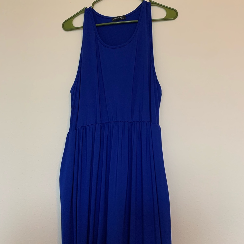 Royal blue summer dress